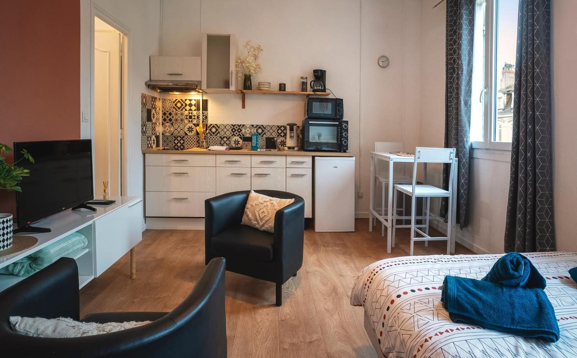Le Petit Chez Vous - T1 Bergerac -2 Pers Appartement Buitenkant foto