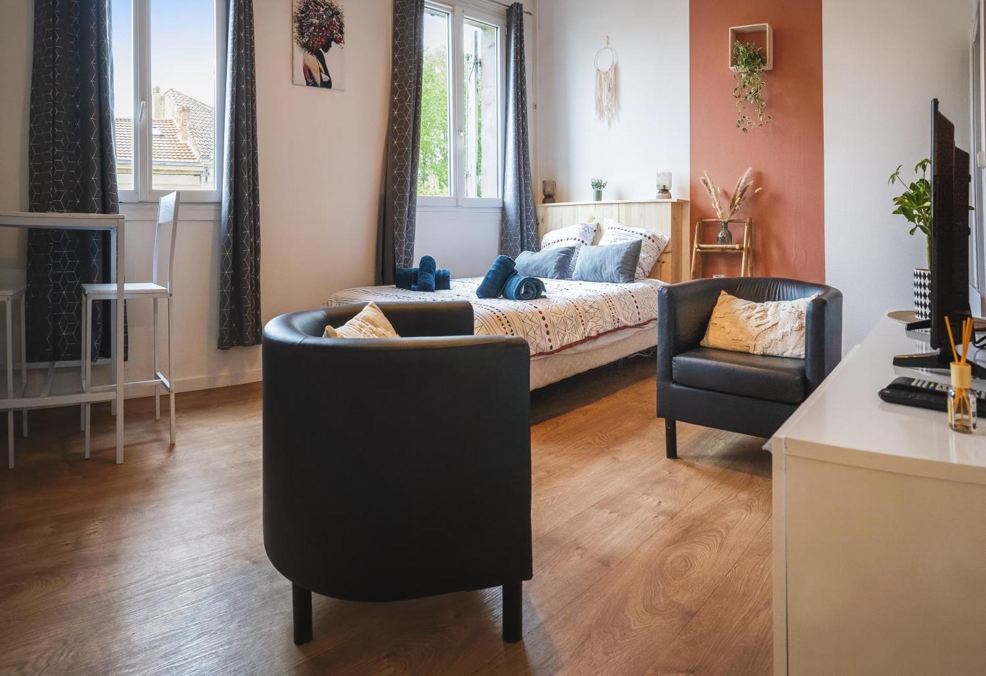Le Petit Chez Vous - T1 Bergerac -2 Pers Appartement Buitenkant foto